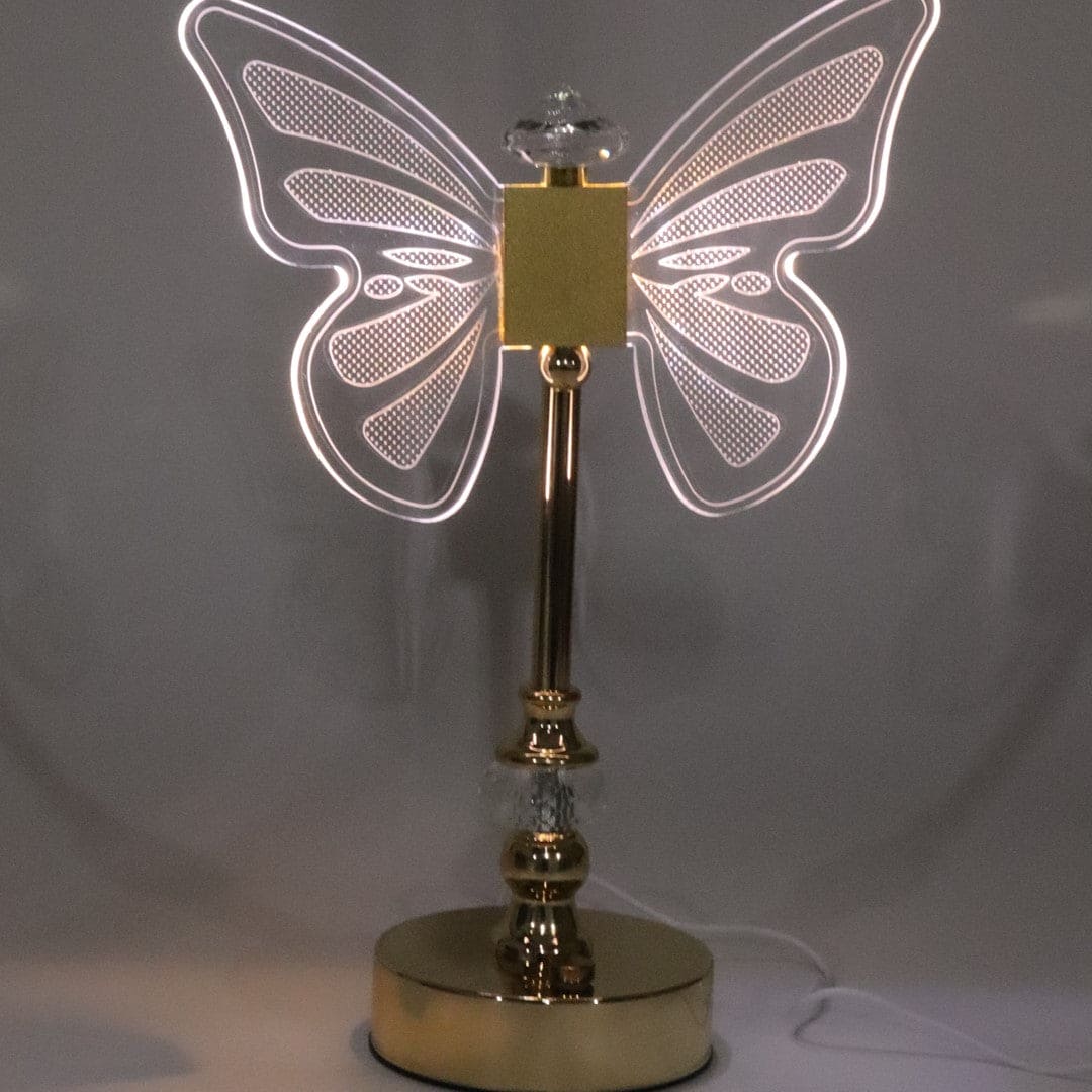 Butterfly Table Lamp, Retro Gold Acrylic Butterfly Desk Lamp, Stylish Bedside Lamp, Butterfly Desk Lamp Butterfly Table Lamp, Retro Gold Acrylic Butterfly Desk Lamp, Stylish Bedside Lamp, Butterfly Desk Lamp